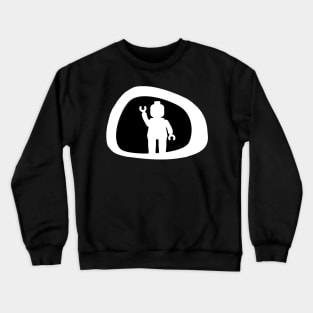 View from a Car Wing Mirror Crewneck Sweatshirt